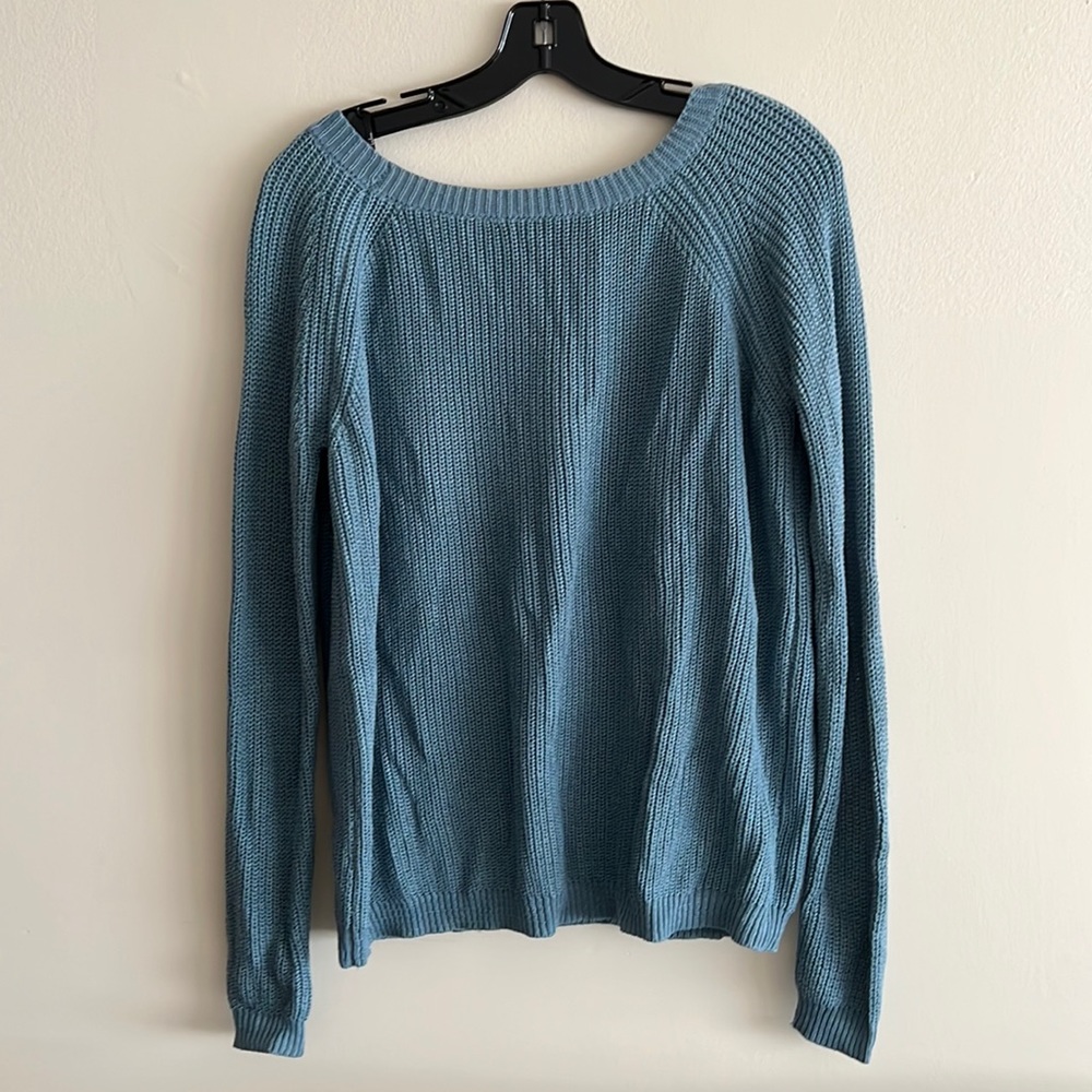 Open back sweater